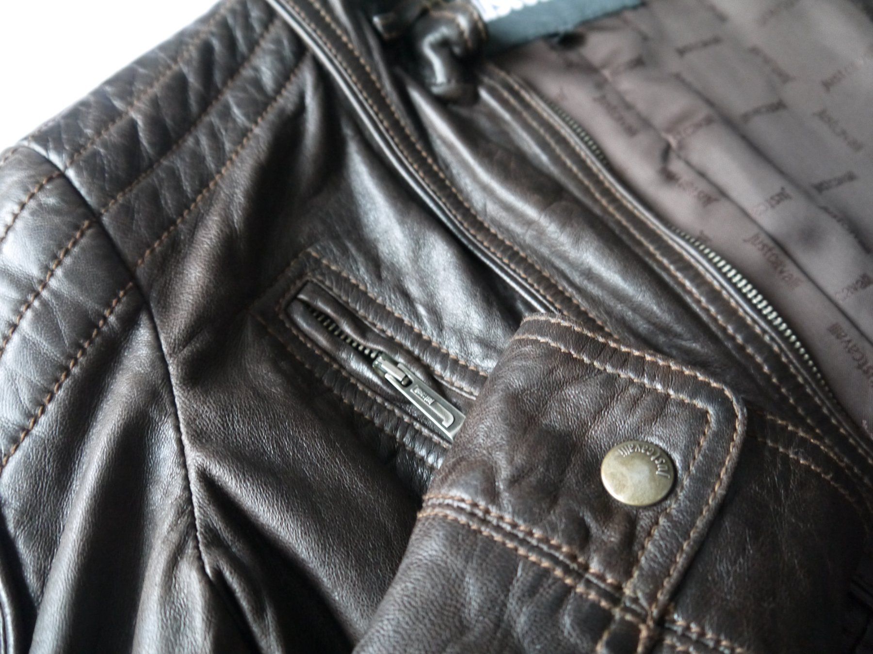 Giacche: Just Cavalli Leder Jacke IT44=DE36 – Usato da Hagendorn venduto da Blaf 7