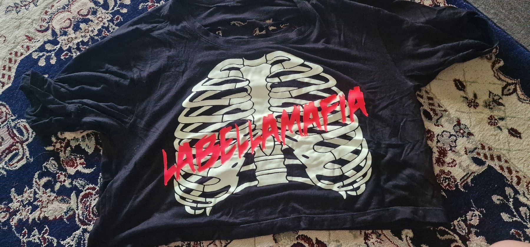 T-shirt: Schwarzes Shirt LABELLMAFIA – Usato da Romanshorn venduto da JessiO