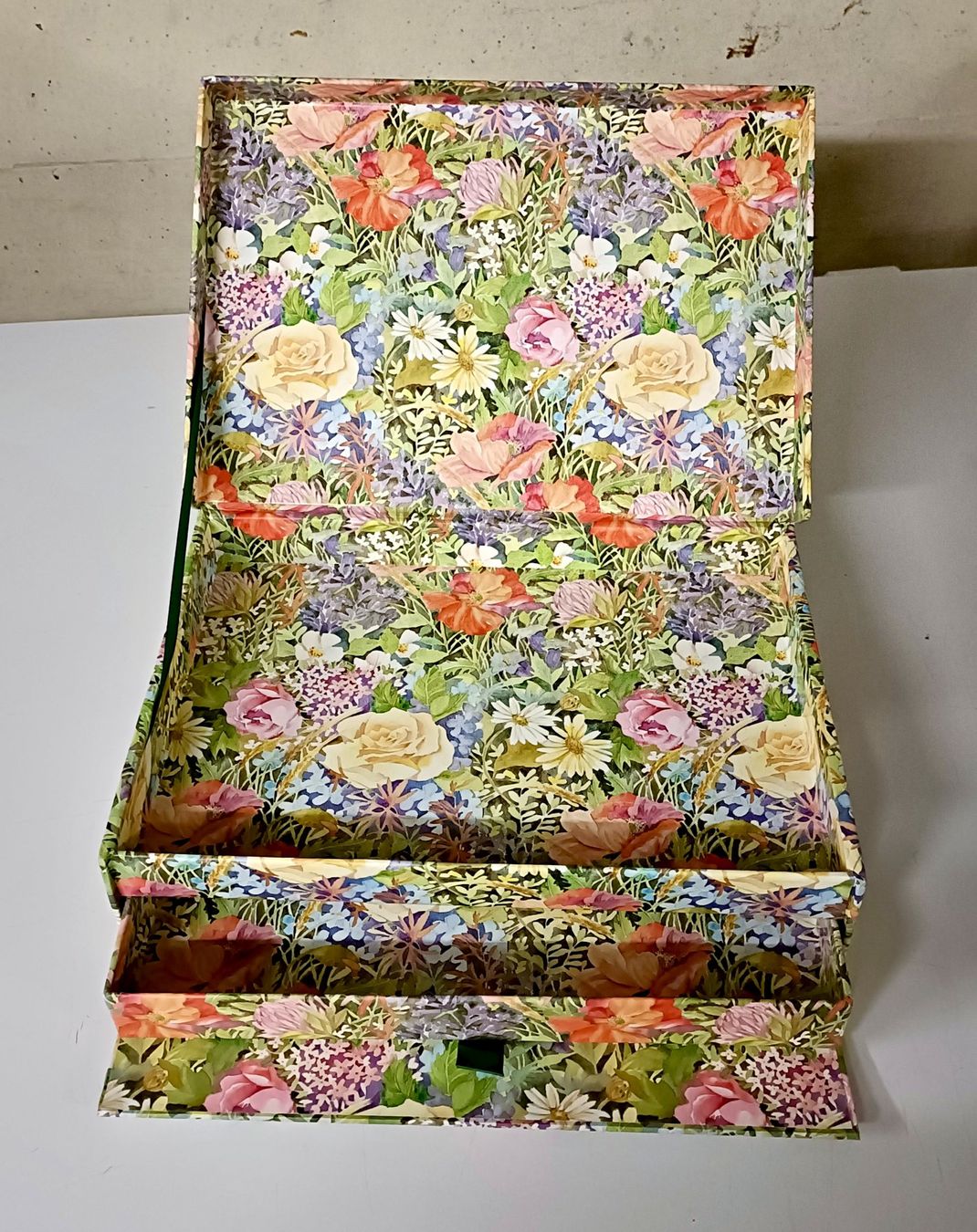 Sonstige Dekorationen & Accessoires: Box 🪻 Schatulle mit Blumenmuster 🌻 ein wahrer Hinkucker 🌸 – Neu (gemäss Beschreibung) aus Sitterdorf von imsis