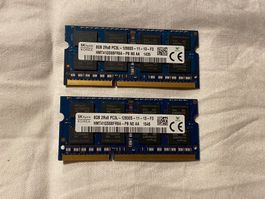 16GB RAM Kit (2×8GB) SK hynix DDR3L-1600 SO-DIMM Notebook RA