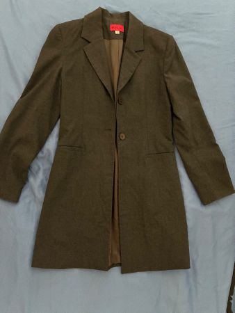 Manteau femme MIKAI gris taille 38 bon état