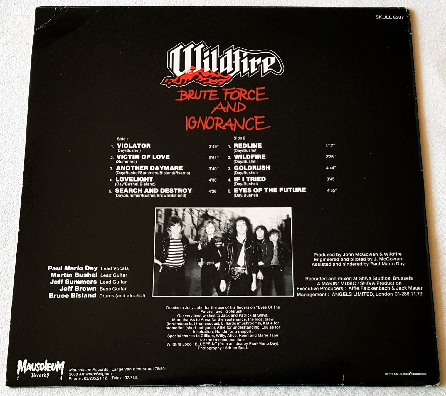 Schallplatten: Wildfire – Brute Force And Ignorance - 1983 - First Press – Gebraucht aus Uster von Zardodel 1