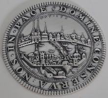 Seltene Basler Silbermedaille 1958 48 Gramm 925er