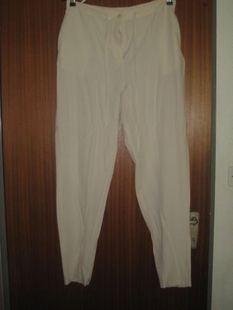 Sommerhose ecru / creme Grösse L