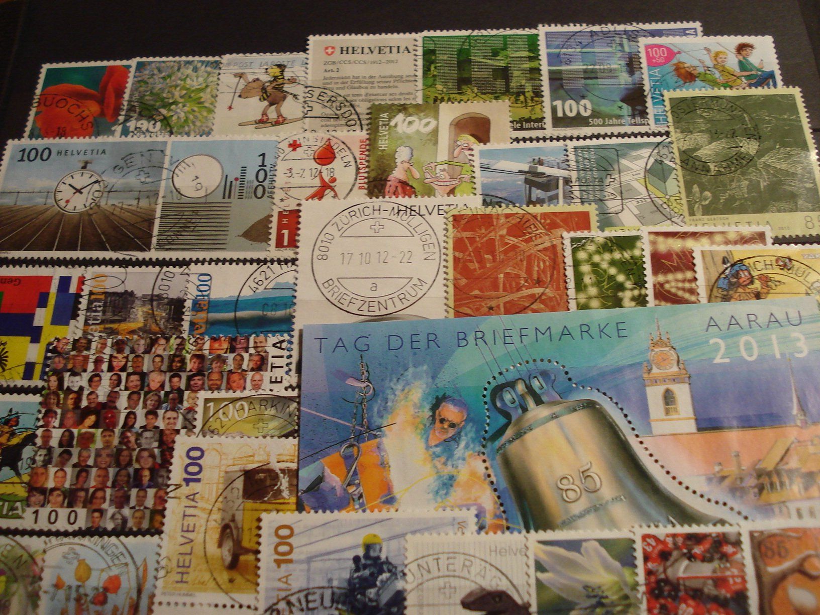 Tous les timbres: Lot moderne Schweiz, gestempelt – D'occasion à Niederwil AG par morostahu 1