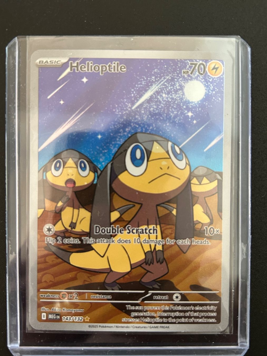 Pokémon Sammelbilder & Trading cards: Helioptile IR Mega Evolution (MEG143) EN NM – Neu (gemäss Beschreibung) aus Vevey von Meideprac