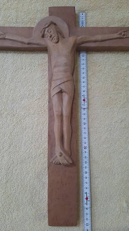 Statuette: Jesuskreuz Handgeschnitzt – Usato da Giswil venduto da aethra 3