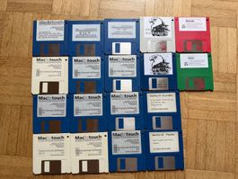 18 Disketten für Apple Macintosh: MacInTouch, MacPac, usw.