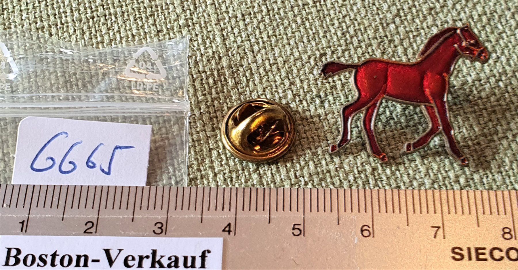 Plaketten & Abzeichen: G665 - Pin Pferd – Gebraucht aus Reinach BL von Boston-Verkauf 1