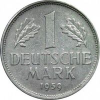 1 DM Münze - 1959