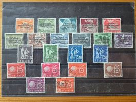 CH-Aemter Briefmarken gestempelt Karte H8 Zustand gem.Bild