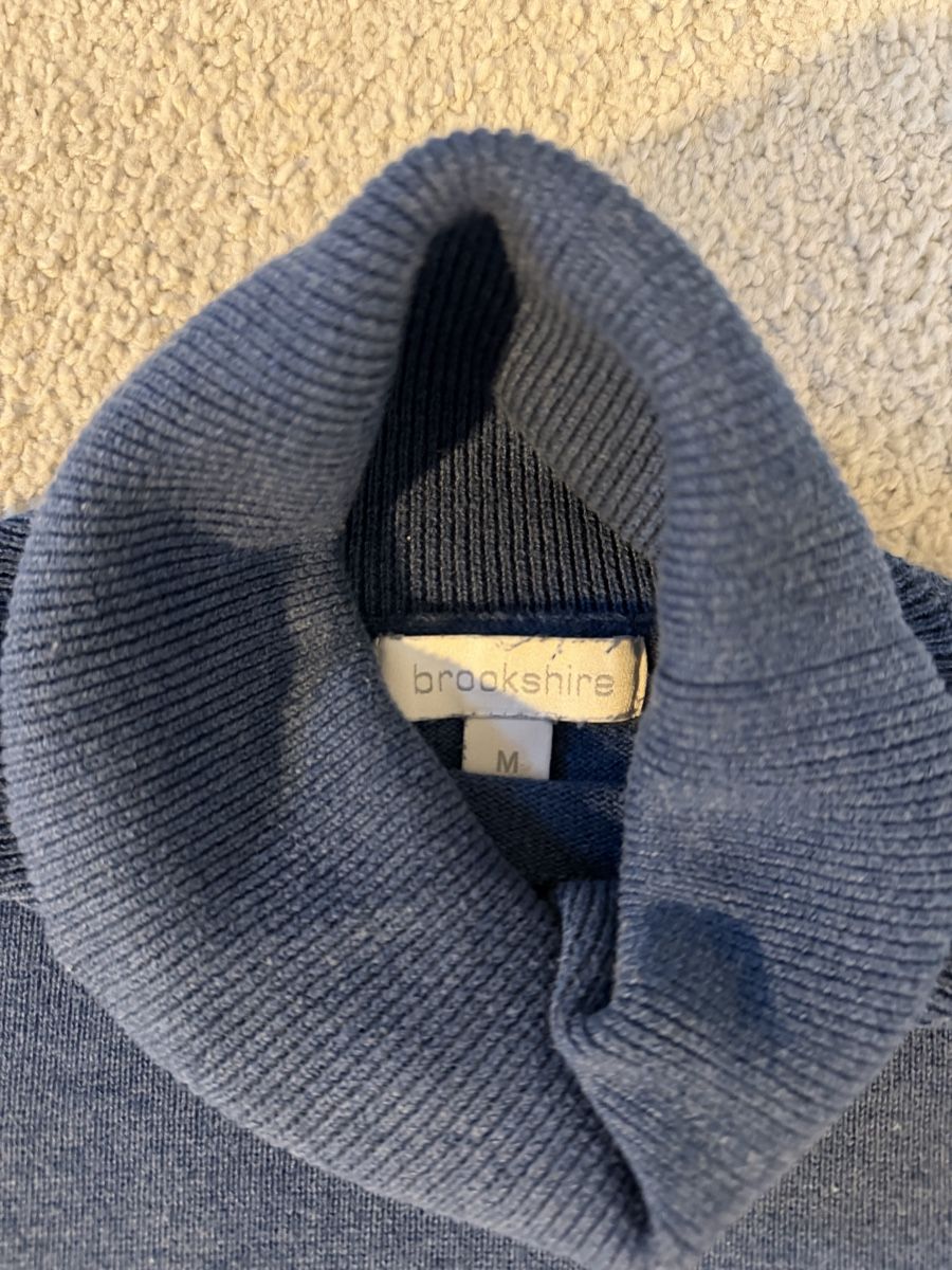 Pullover & Sweatshirts: Blauer Rollkragenpullover Turtleneck Langarmshirt – Gebraucht aus Zürich von ole_8rwr 2