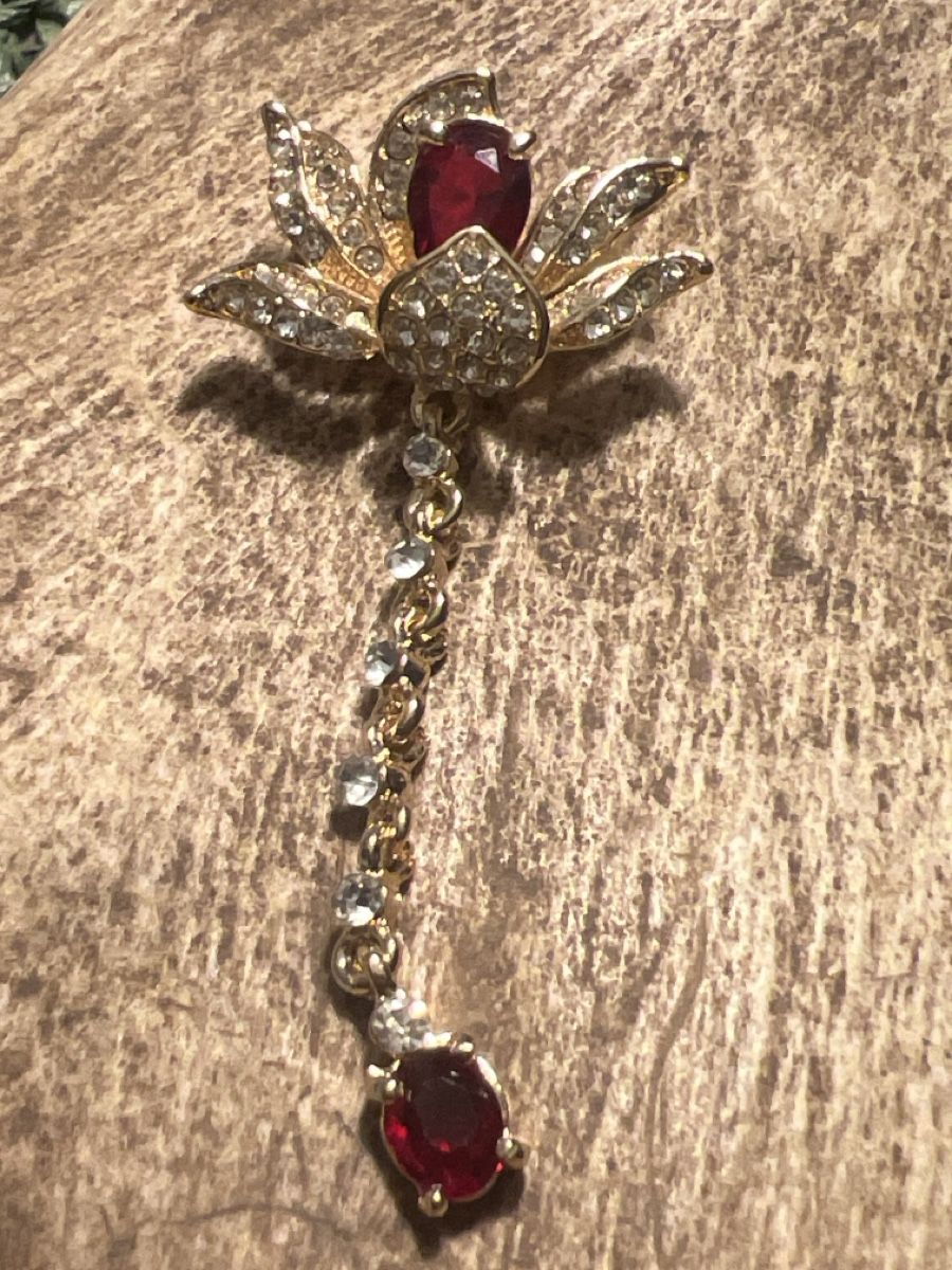 Spille & Fermagli: Elegante Brosche Lotusblüte NEU – Nuovo (secondo la descrizione) da Seon venduto da Sunny-Schmuck78 1
