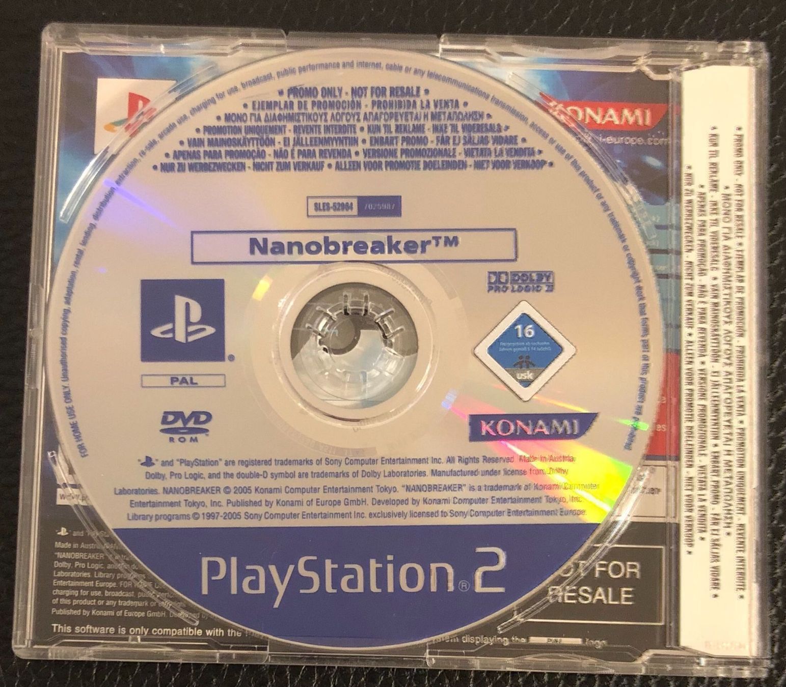 Sony Giochi: Nano Breaker Sony PS2 Promo – Usato da Kestenholz venduto da Naruto_01 1