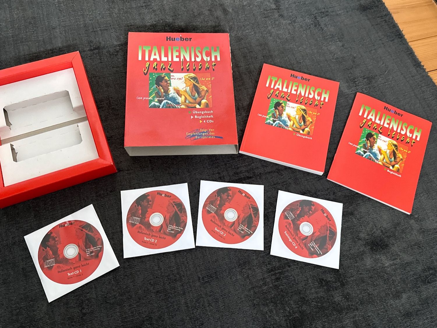 CD: Italienisch lernen - leicht - 4 CDs Begleitheft Übungsbuch – Usato da Basel venduto da jetzt-wird-gemistet