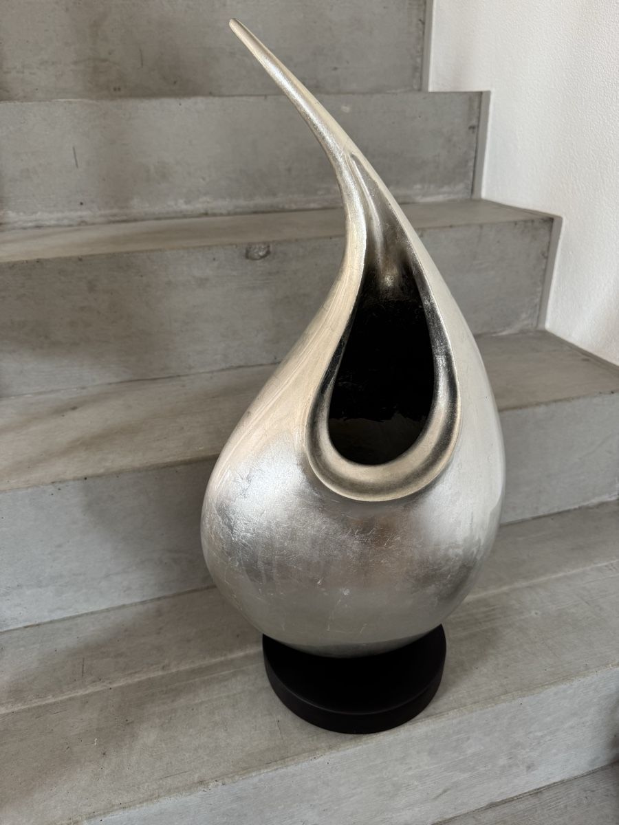 Tutte le decorazioni: Objet décoratif argenté en forme de goutte – Nuovo (secondo la descrizione) da Siegershausen venduto da dbonadei