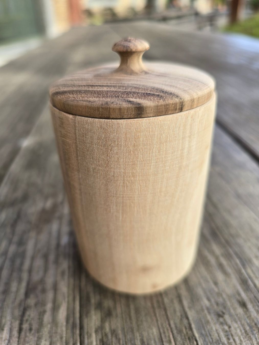 Contenitori & Simili: Holz: Dose mit Deckel, Aufbewahrungsbox – Nuovo (secondo la descrizione) da Romanshorn venduto da Rachacha