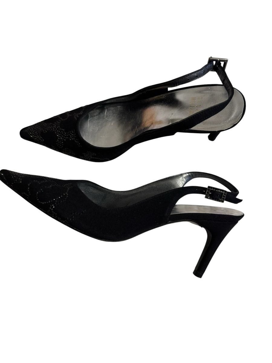 Stuart Weitzman Scarpe da donna: Stuart Weitzman Slingpumps mit Strass-Applikation, Gr. 36.5 – Usato da Zürich venduto da Finesse54 4