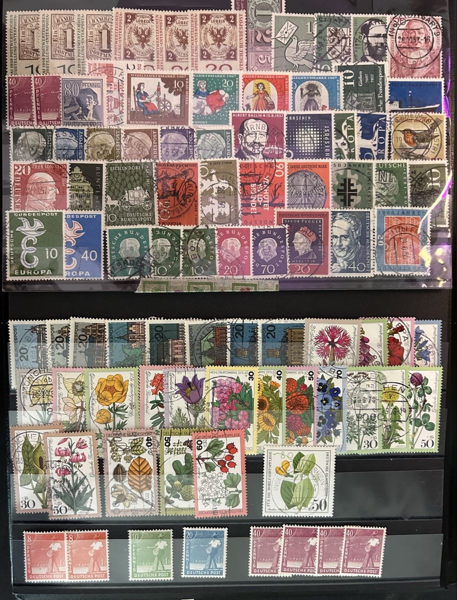 Tutti i francobolli: Kleine Sammlung Briefmarken Deutschland I – Usato da Bern venduto da mon_622y