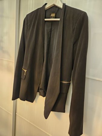 Blazer Damen schwarz Gold Blazer Jäckli Jacke elegant chic