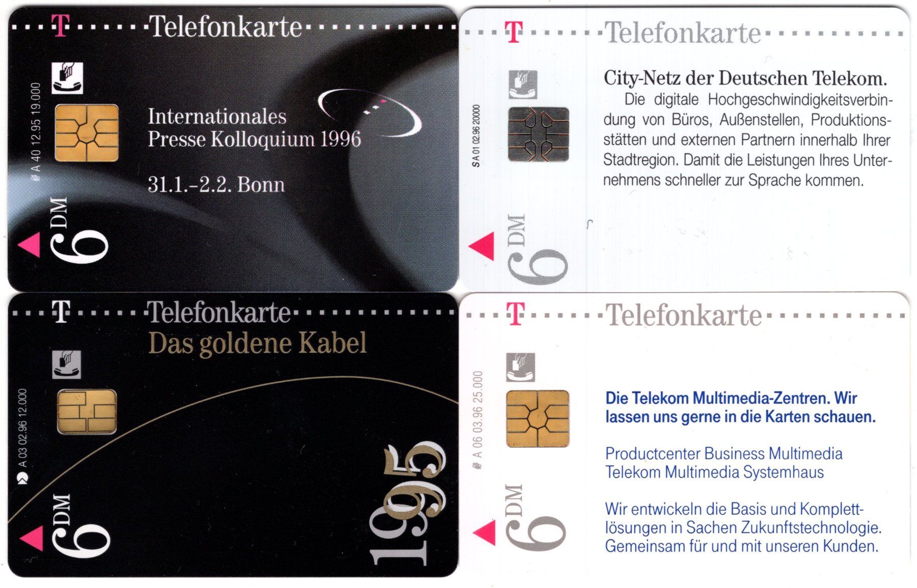 Telefon- & Taxkarten: 4 volle Deutsche Telefonkarten der A-Serie – Neu (gemäss Beschreibung) aus Eglisau von Chperfins 1