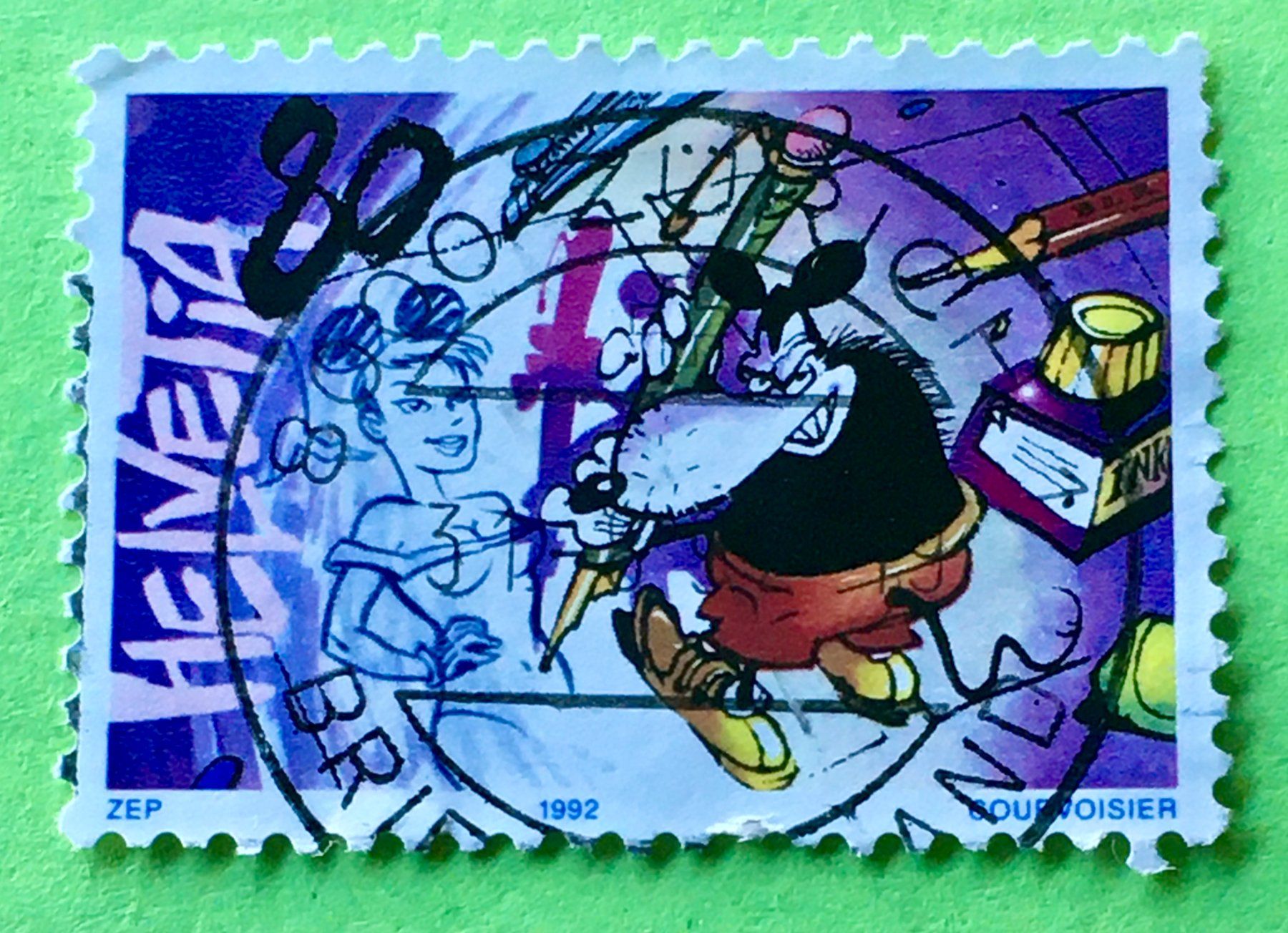 Alle Briefmarken: Nr.829 GESTEMPELT Zürich    – Gebraucht aus Aarau von Billa007
