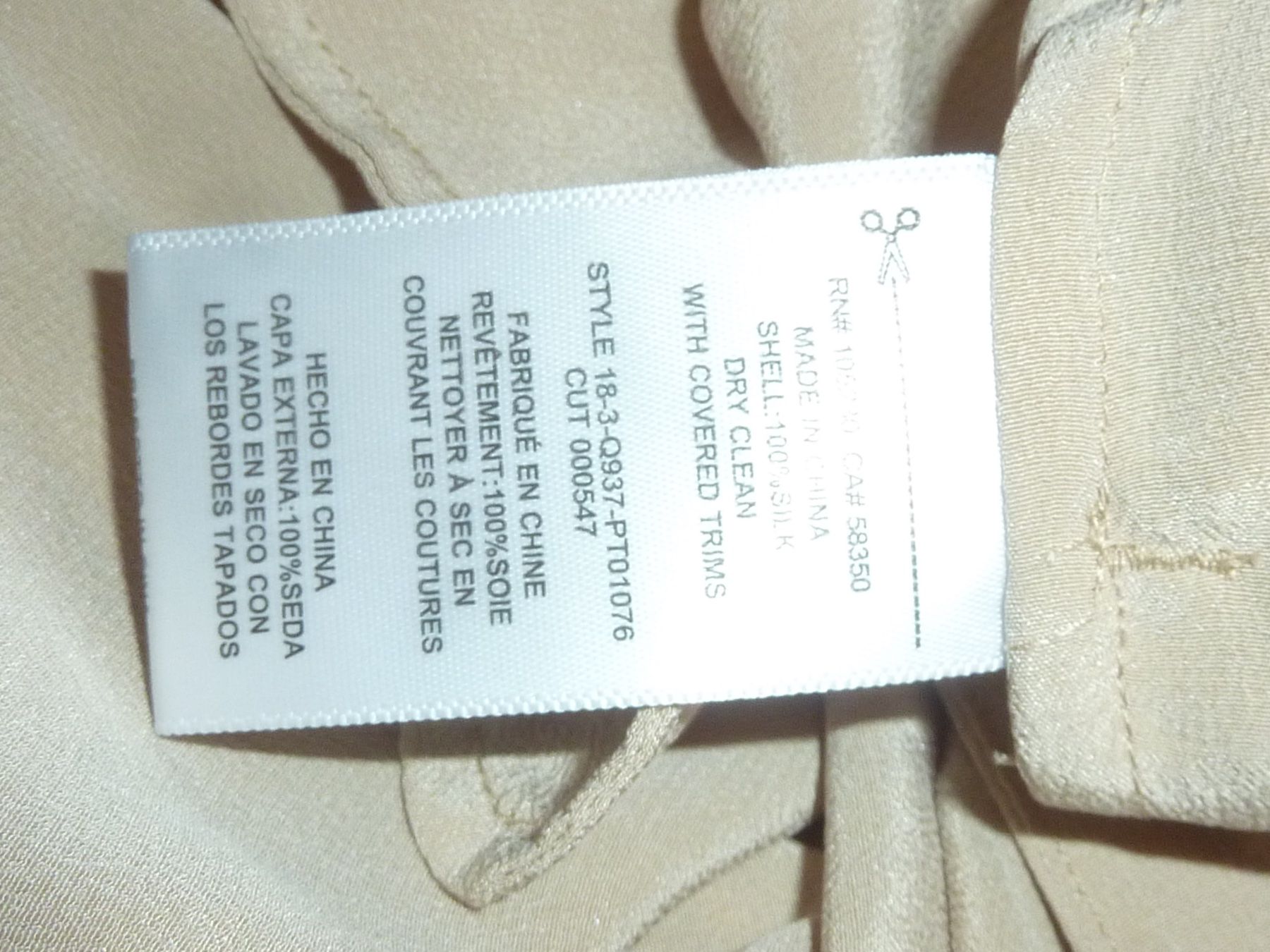Pantaloni: pantalon fluide en soie régulateur température size 28 neuf – Nuovo e nell'imballaggio originale da geneve venduto da chriztel 5