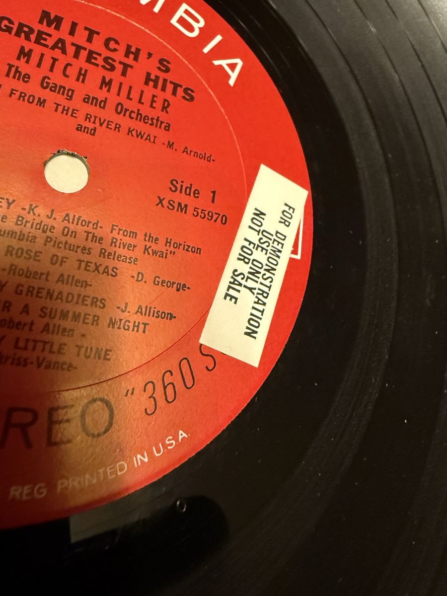 Dischi in vinile: Mitch Miller Schallplatte - Greatest Hits, Rare Version – Usato da Goldach venduto da Messerguru 3