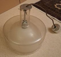 Modische Hängelampe aus Glas (Durchmesser 35cm)