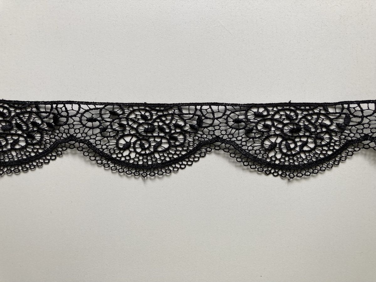 Tissus: Spitze schwarz 120x6,2 cm – Neuf (Voir description) à Zuchwil par Mauz2