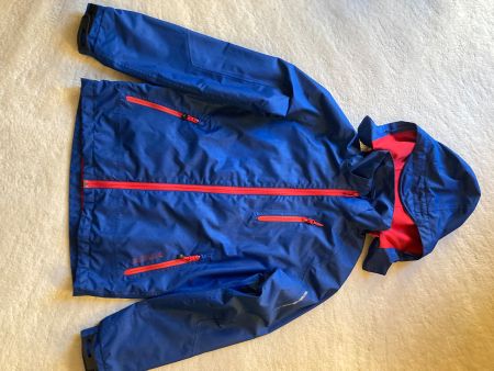 Kinder Regenjacke, Windjacke Gr.164 blau für Jungen/Mädchen