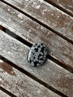 Obsidienne flocons de neige 