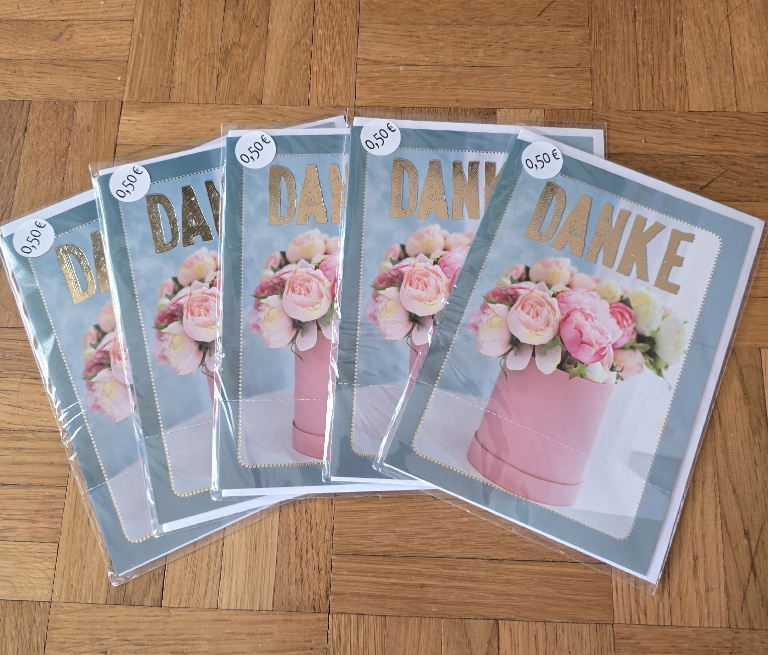 Cartoline: Danke Karten – Nuovo e nell'imballaggio originale da Jona venduto da baccara55