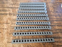 lego 3703 lot de 10 pièces Dark Bluish Gray Technic, Brick