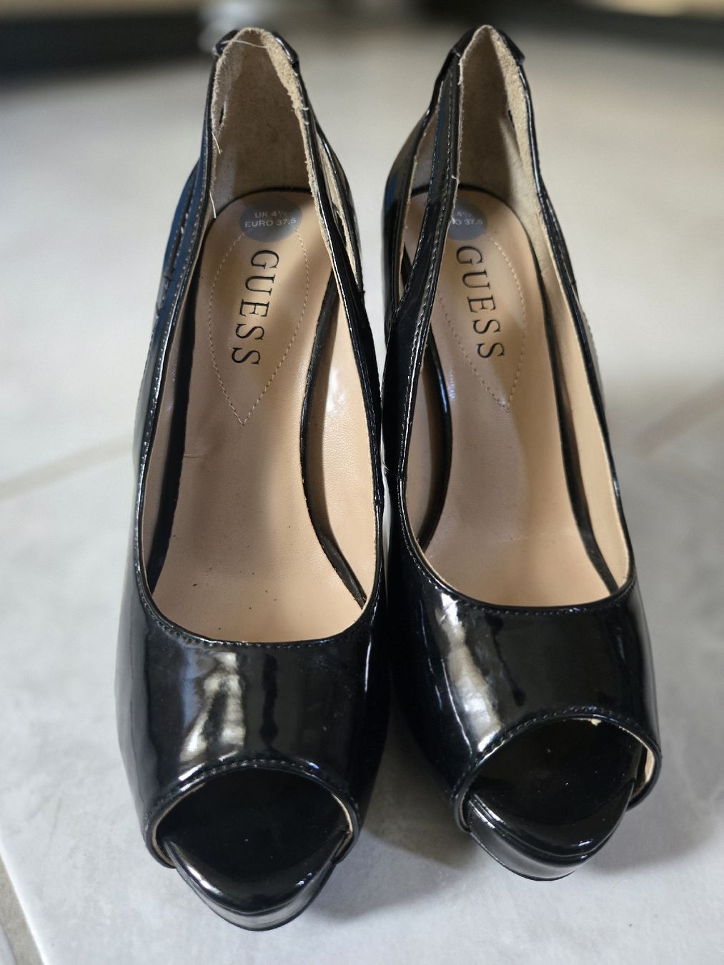 Scarpe da donna: Guess Peeptoe High Heels Gr.37.5 – Nuovo (secondo la descrizione) da Langenthal venduto da solution_8p96 1