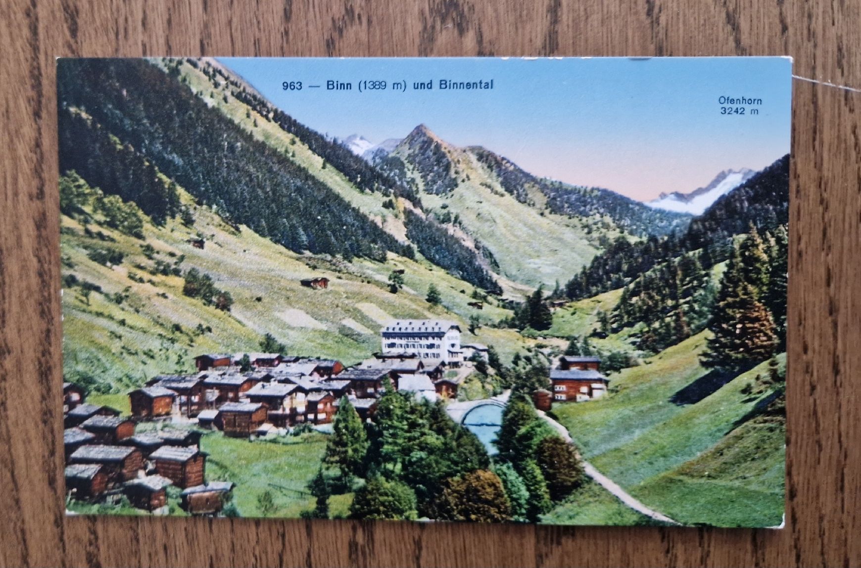 Cartoline postali: Binn und Binnental – Usato da Ebikon venduto da Donar50