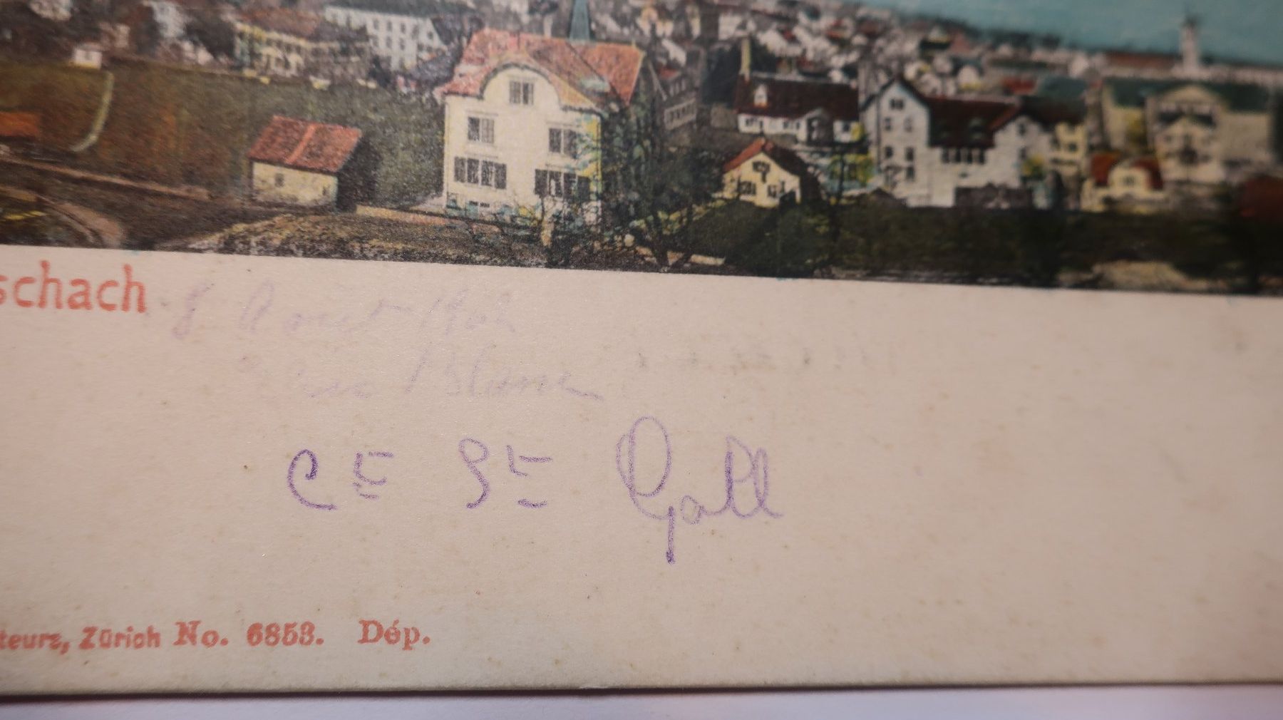Cartes postales: Gruss aus Rorschach 1902 – D'occasion à Cormoret par Pascalll2001 2