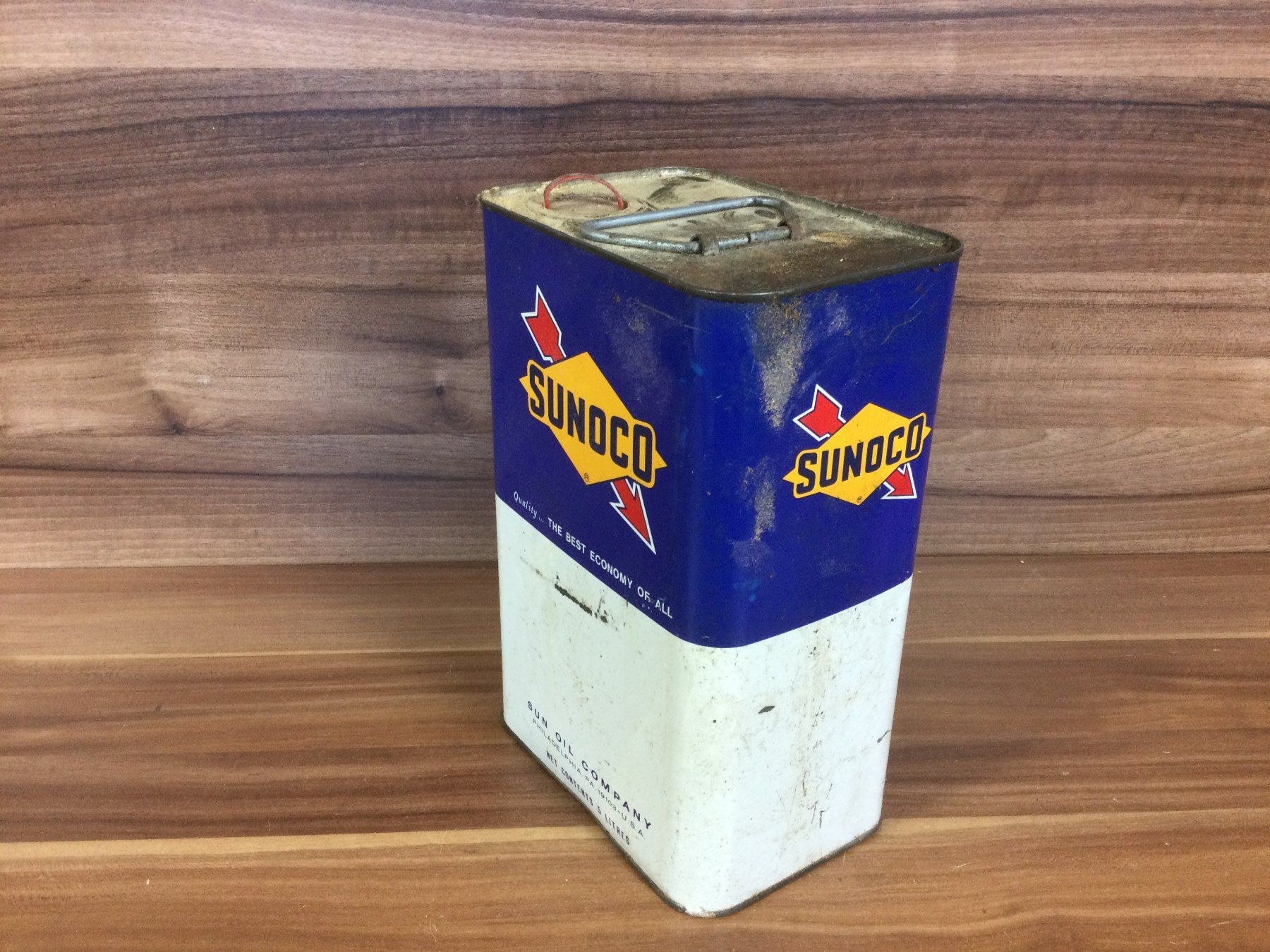Attrezzi da lavoro: Gebrauchte Öl Blechkanne Sunoco Sunamatic – Usato da Wangen SZ venduto da kuriosum12 4