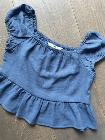 T-shirt tunique bleu H&M 140