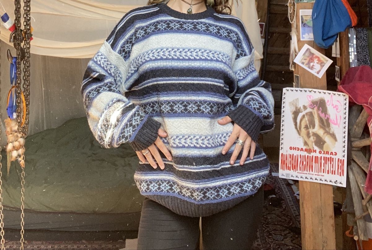 Maglioni & Felpe: Toller Spezieller Woll Pullover mit Muster – Usato da Rehetobel venduto da Jahbleh 1