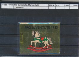 1983 Pro Juventute, Markenheftchen, ** postfrisch