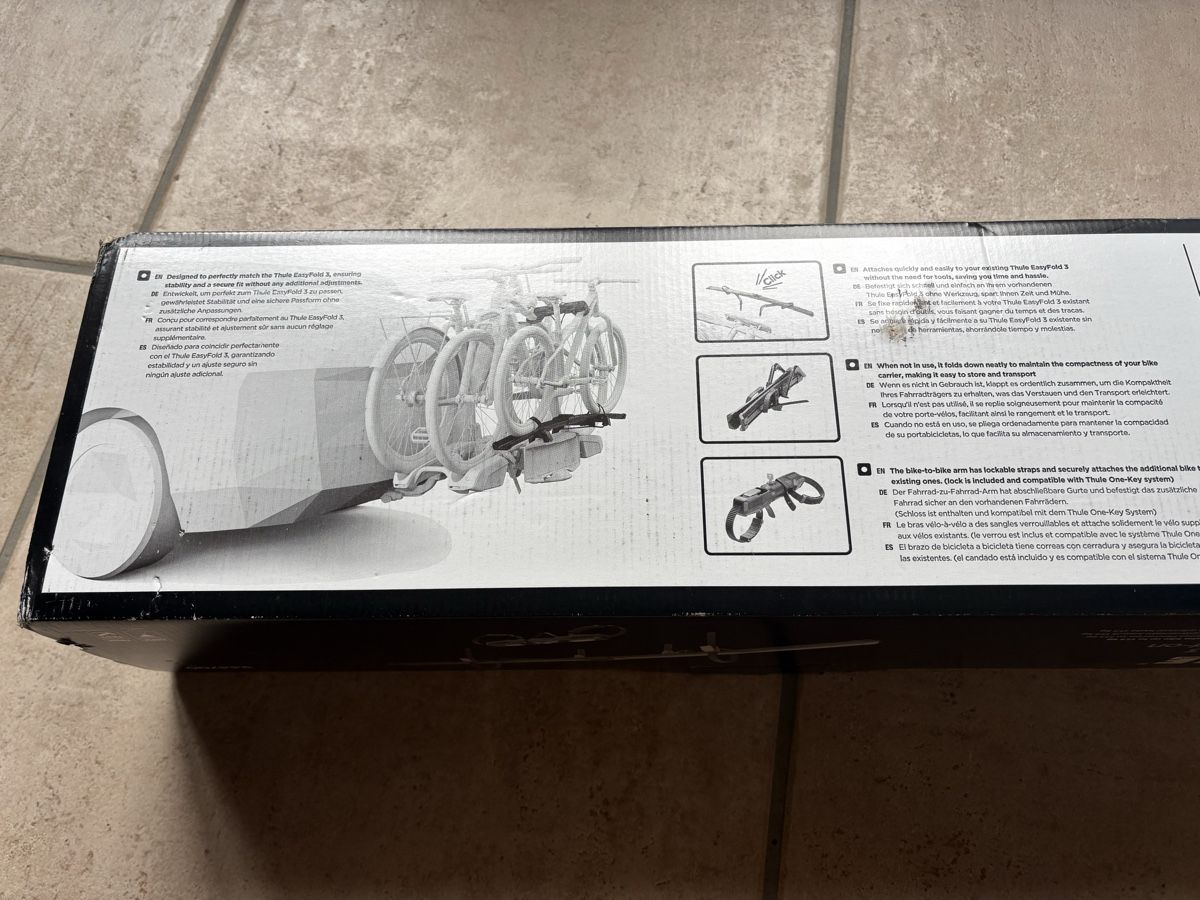 Thule Ersatzteile: Thule Easyfold 3 foldable bike add-on – Neu und originalverpackt aus Plagne von LukasHorsch 2