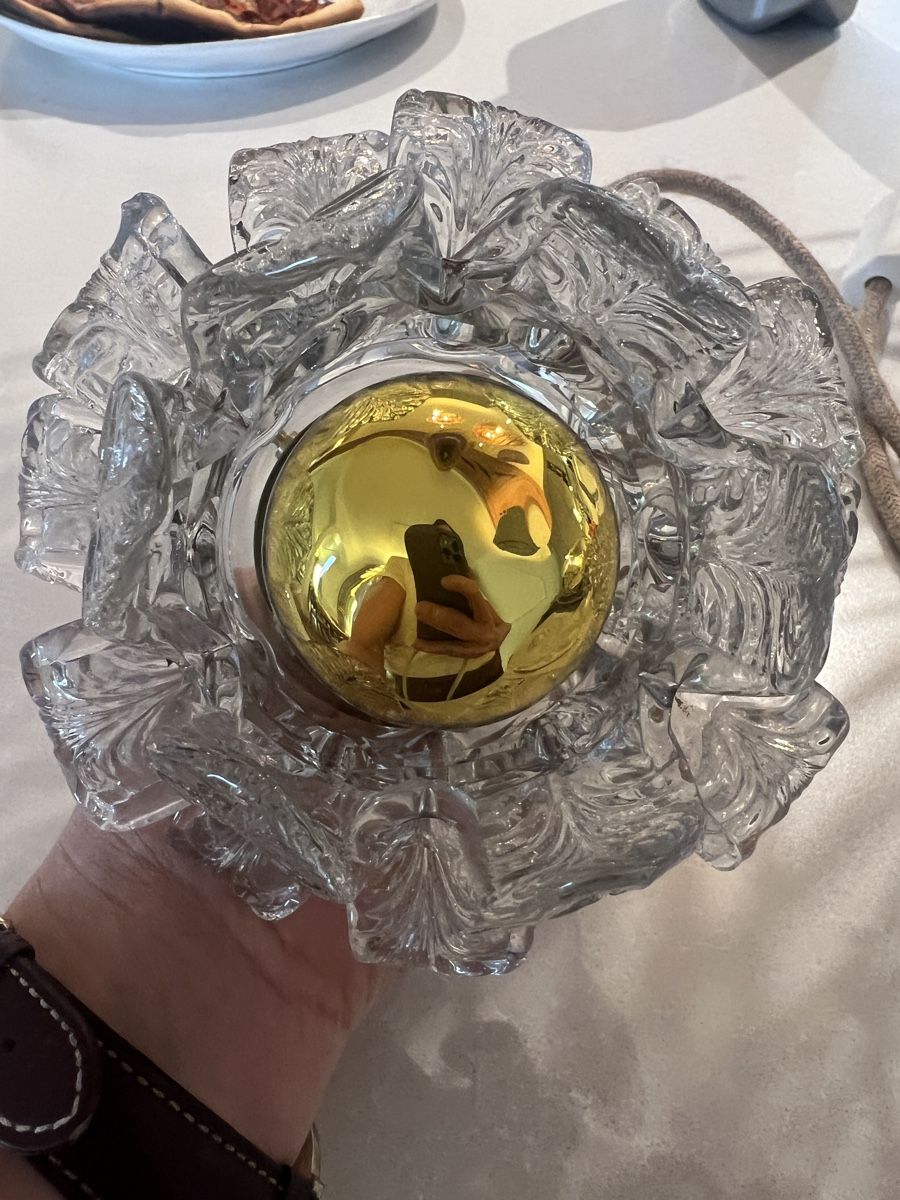 Murano Lampade: Muranoglaslampe vintage  – Usato da Sirnach venduto da dasrosahaus 3