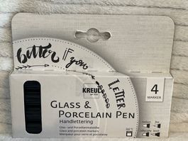 Kreul Glas- und Porzellan-Stifte Set - Neu, Handlettering...