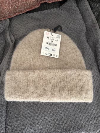 Mütze beige Grösse M neu inkl. Originalverpackung