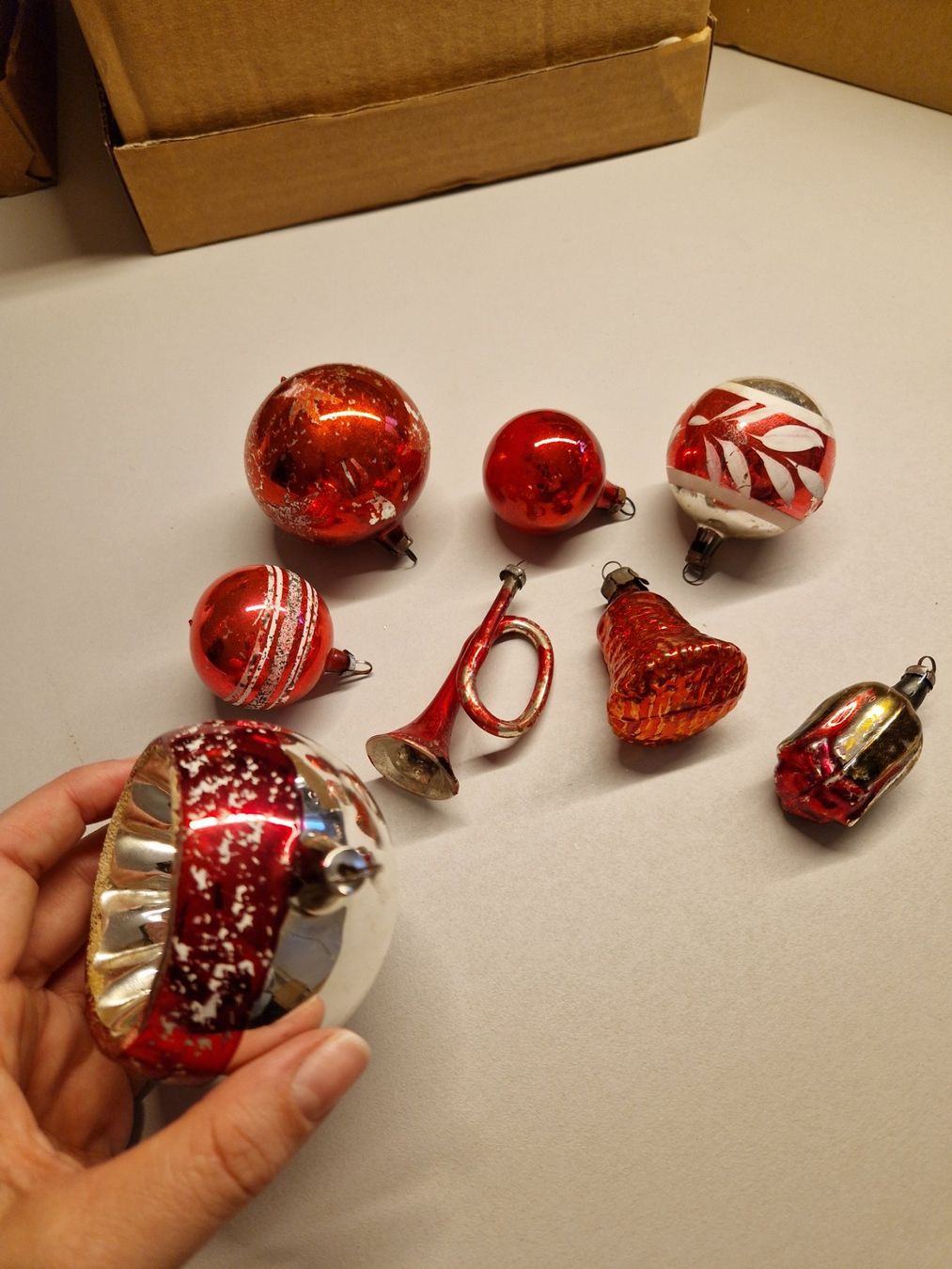 Alter Weihnachtsschmuck, vintage, alte Weihnachtskugeln, Lot (Gebraucht) in Basel für CHF 33 – mit Lieferung auf Ricardo kaufen