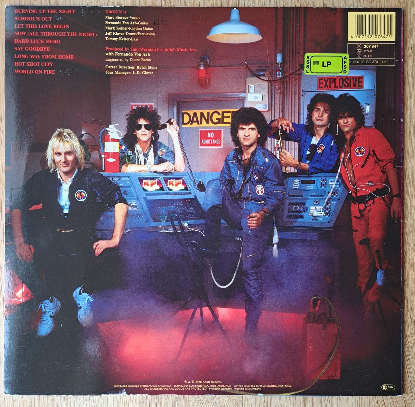 Dischi in vinile: Krokus - Change of address – Usato da Meggen venduto da Ricardokoch 1