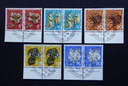 (i468) PJ Paare: 1965 J210 - J214 mit ET Vollstempel