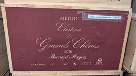 Chateau Les Grand Chenes 2015 Bernard Magrez 12x75cl in OHK