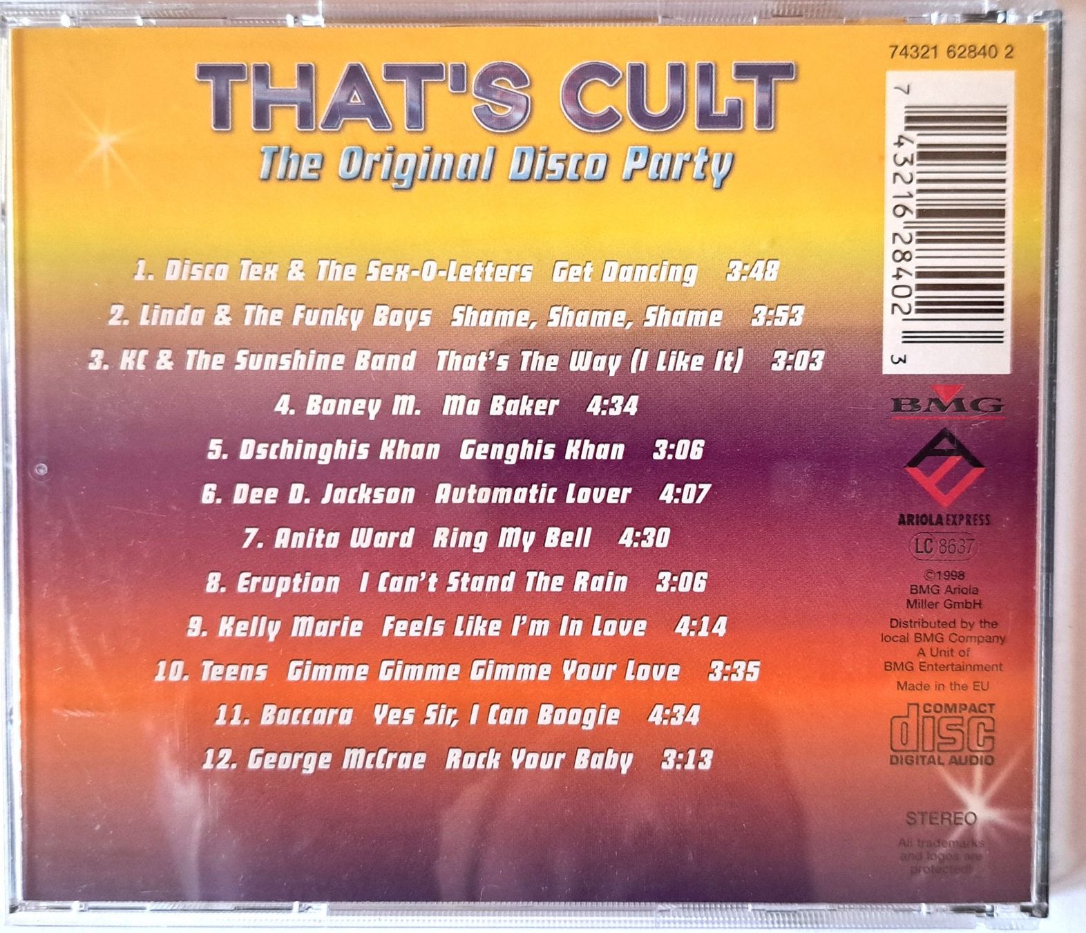 CD: THAT`S KULT - THE ORIGINAL DISCO PARTY – Usato da Tenniken venduto da mik_6mxg 3